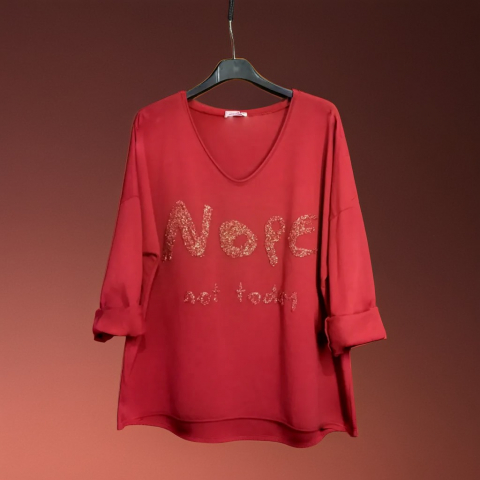 Bluza Oversize Rosie NOPE, not today [2]