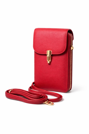Genti Everyday sub 200 lei - Borseta Crossbody Scarlet Rosie din piele ecologica