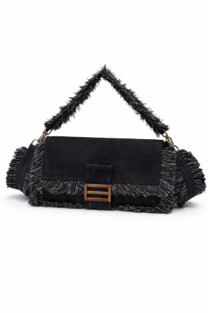 Genti Everyday sub 200 lei - Geanta Casual de Blug Denim Rebel Black