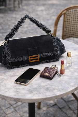 Geanta Casual de Blug Denim Rebel Black [2]