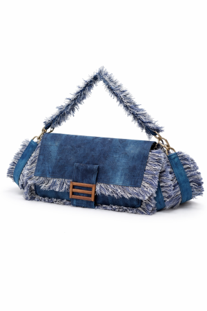 Genti Everyday sub 200 lei - Geanta Casual de Blug Denim Rebel Blue