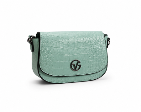 Genti Everyday sub 200 lei - geanta-crossbody-verde-croco-piele-ecologica
