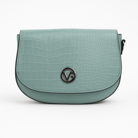 Genti Everyday sub 200 lei - geanta-crossbody-verde-croco-piele-ecologica