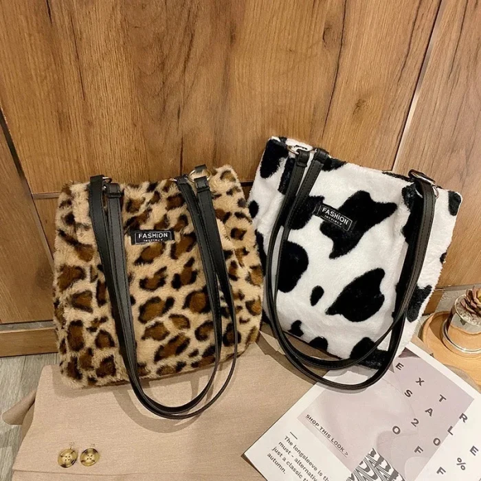 Geanta dama blana animal print [2]