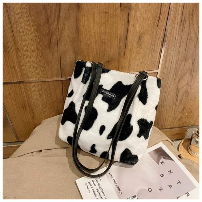 Geanta dama blana animal print [3]