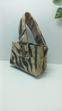 Geanta Dama Mini Elara, piele naturala cu aspect animal print [2]