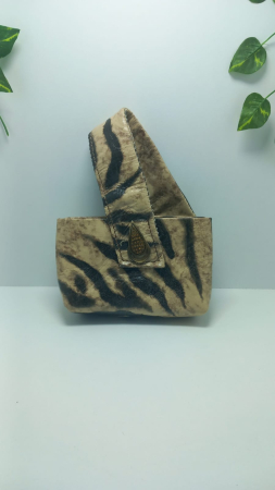 Geanta Dama Mini Elara, piele naturala cu aspect animal print [1]
