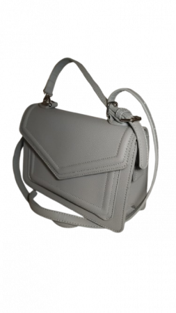 Geanta Dama Plic Piele Eco Sienna Grey