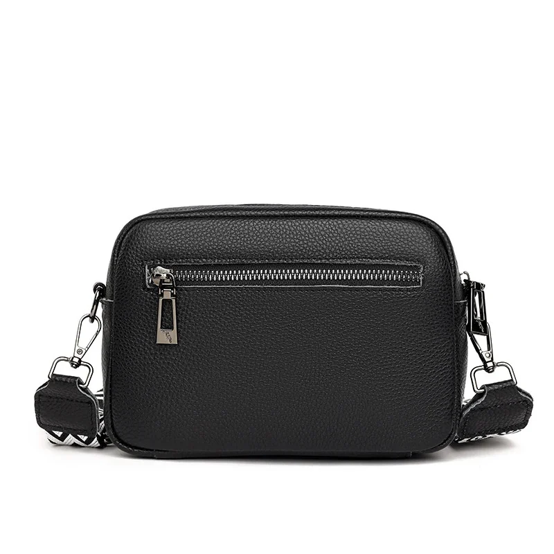 Geanta de Dama din Piele Naturala Neagra – Sofia Crossbody [6]