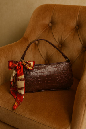 Geanta de mana pentru femei CAMILIFE maro inchis [1]