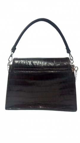 Geanta de piele Croco Melek, coniac [5]