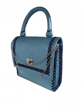 Geanta Piele Olga Blue Style [3]