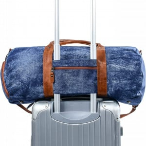 Geanta de voiaj,textil denim [4]
