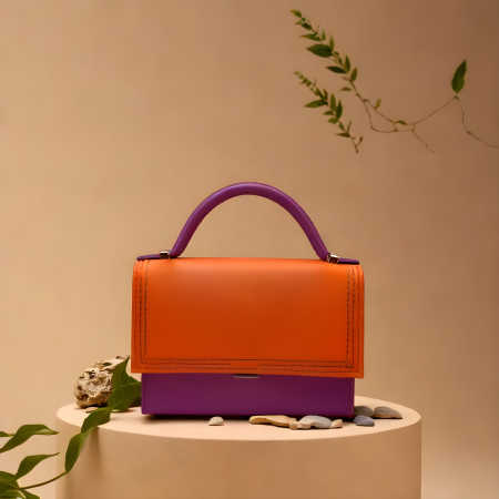 Geanta din Piele Naturala Sunset Chic [2]