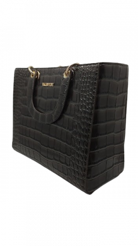 Geanta Dark Grey Croco Chic [3]
