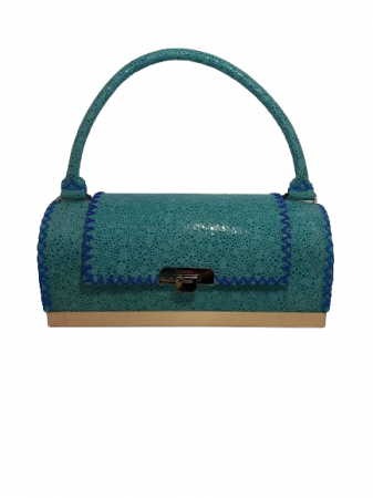 Geanta Handmade din Piele Azur Boheme [1]