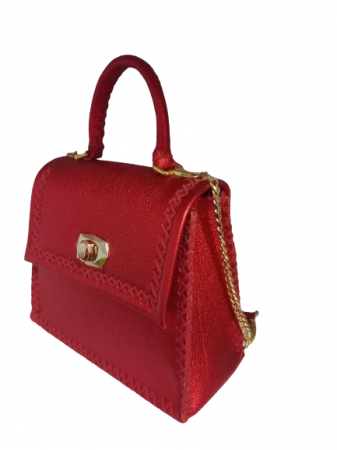 Geanta Handmade Piele Red Ceyda [4]