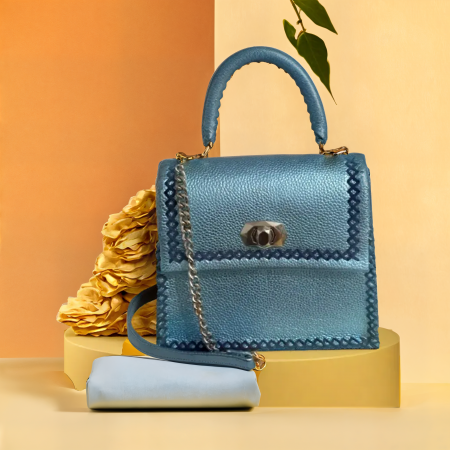 Geanta Piele Blue Ceyda [2]