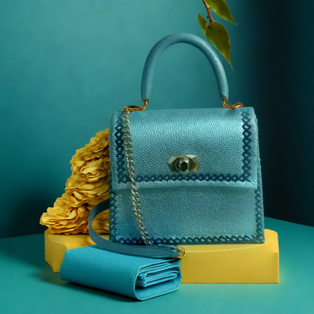 Geanta Piele Blue Ceyda [1]