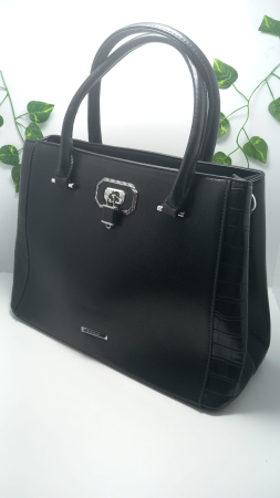 Geanta Piele Eco Selda Black [4]