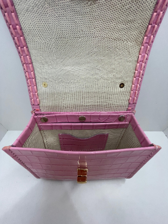 Geanta de umar Piele Mini Pink Mary [4]