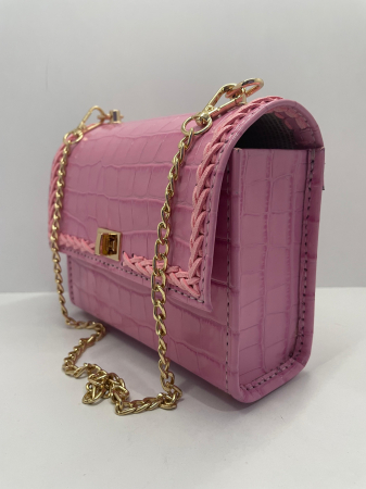 Geanta de umar Piele Mini Pink Mary [2]