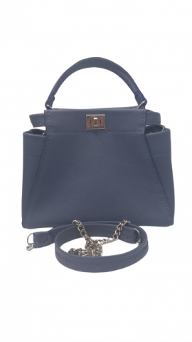 Geanta Piele Naturala Dilara Blue Mist