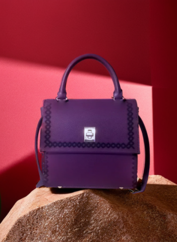 Geanta de mana Piele Olga Purple [2]