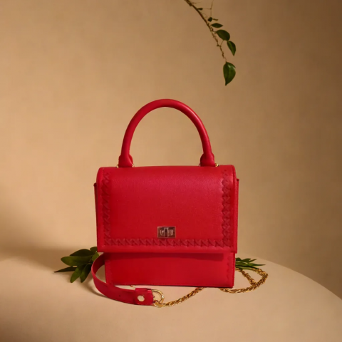 Geanta Piele Olga Red Style [2]