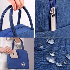 Geanta picnic denim albastru [4]