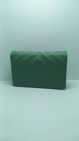 Geanta Verde Tip Plic si Cusaturi in V [6]