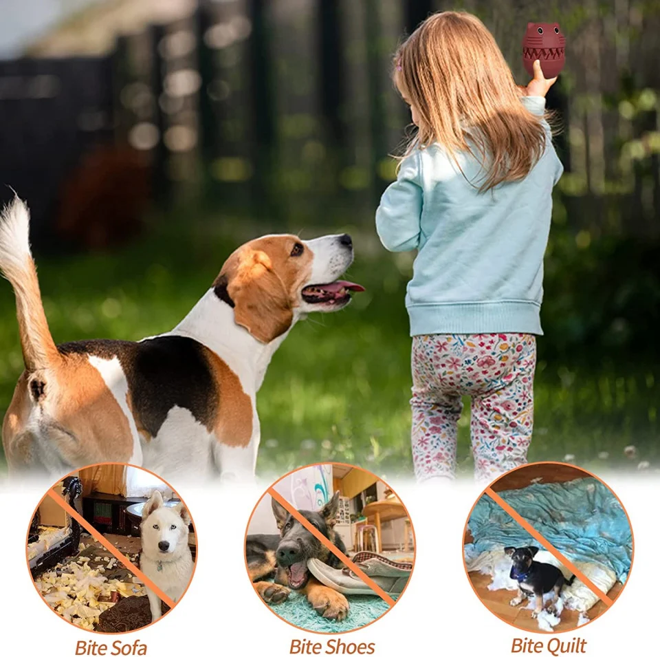 Jucarie de Mestecat Interactiva cu Aroma Alimentara – Cauciuc Maro [3]