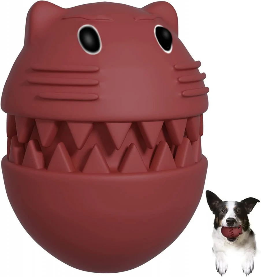 Titi Valenti – Colectia Patru Labute, Prietenul Meu - Jucarie de Mestecat Interactiva cu Aroma Alimentara – Cauciuc Maro