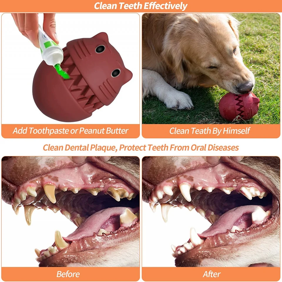 Jucarie de Mestecat Interactiva cu Aroma Alimentara – Cauciuc Maro [2]