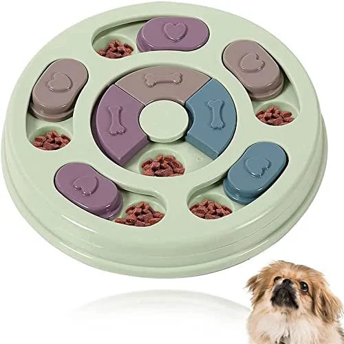 Titi Valenti – Colectia Patru Labute, Prietenul Meu - Jucarie Hranitoare Interactiva pentru Caini – Puzzle Multicolor