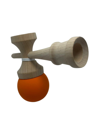 Kendame - Kendama V3 Balance Hole, Portocaliu 18 cm