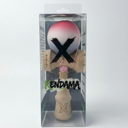 Kendama X Balance Hole Flippy 18 cm ,Gri alb roz pudra [1]