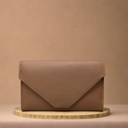 Plic de Damă din Piele Naturală Magnolia Beige [1]