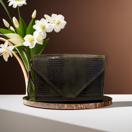 Plic de Damă Casual Emilia Croco Brown [3]