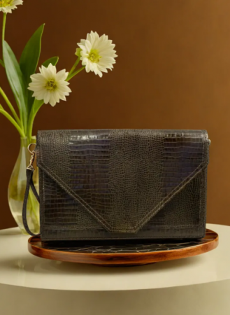 Plic de Damă Casual Emilia Croco Brown [2]