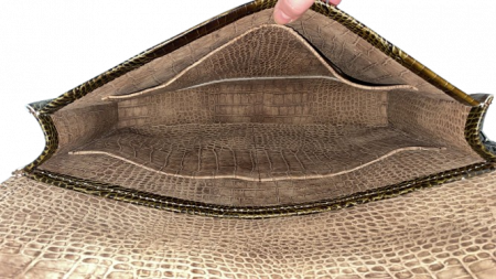 Plic de Damă Casual Emilia Croco Brown [6]