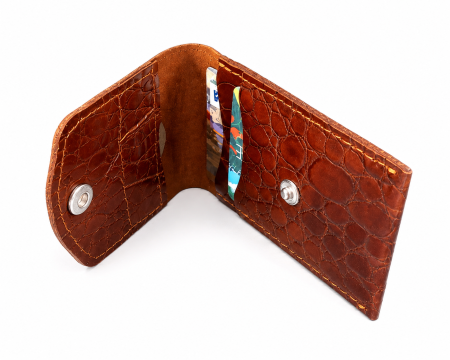 Portcard Valenti Croco Slim, 3 locuri