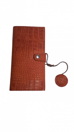 Portofel de Piele Lady Croco Coniac [5]