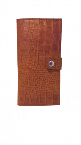 Portofel de Piele Lady Croco Coniac [4]