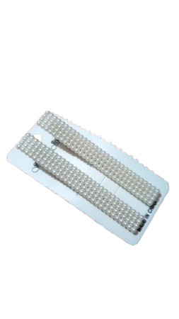 Set Aleyna Clame de Par cu Perle Dreptunghiulare [1]