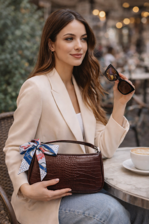 Set geanta dama casual cu ochelari de soare [2]