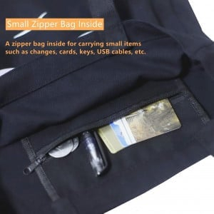 Set geanta Schopper bumbac si colier [4]