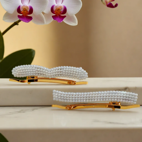 Set Mary Clame de Par cu Perle [2]