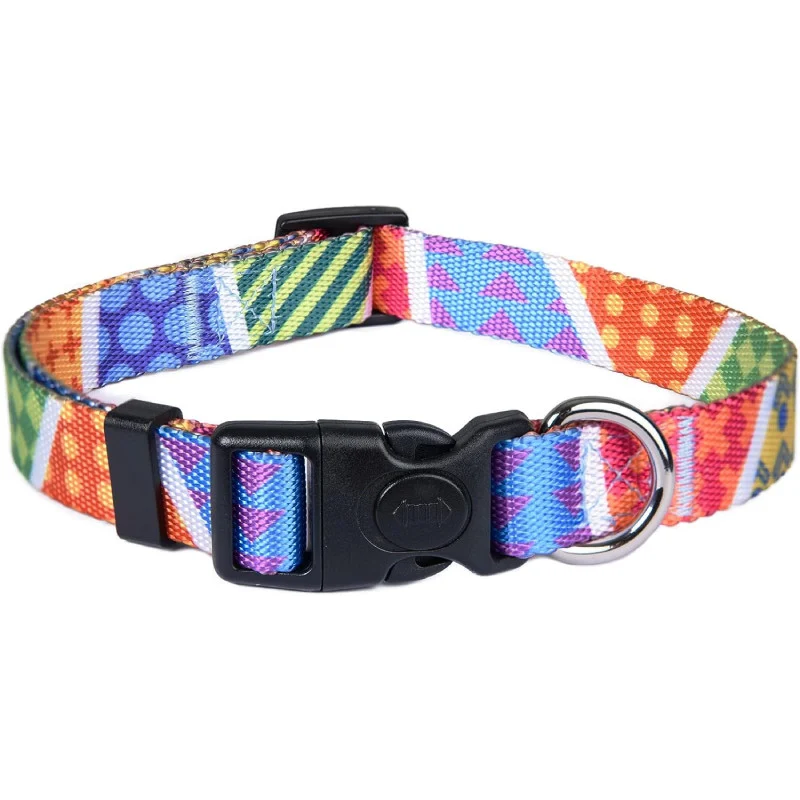 Accesorii de Plimbare - Zgarda Reglabila Pentru Caini Multicolor Marimea S