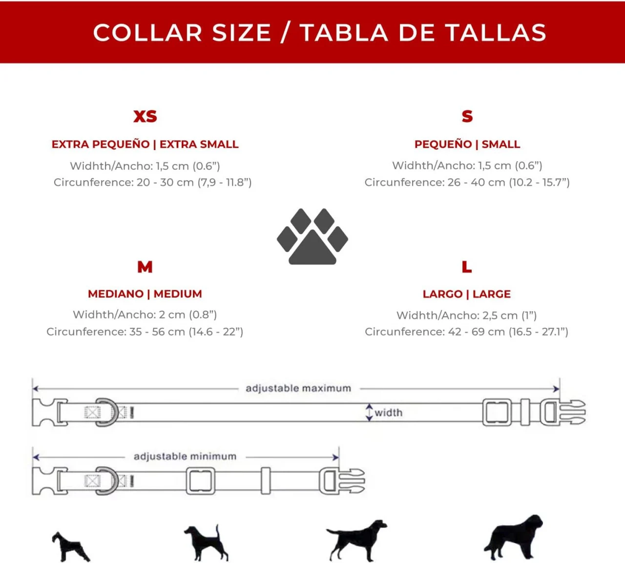 Zgarda Reglabila Pentru Caini Multicolor Marimea L [1]